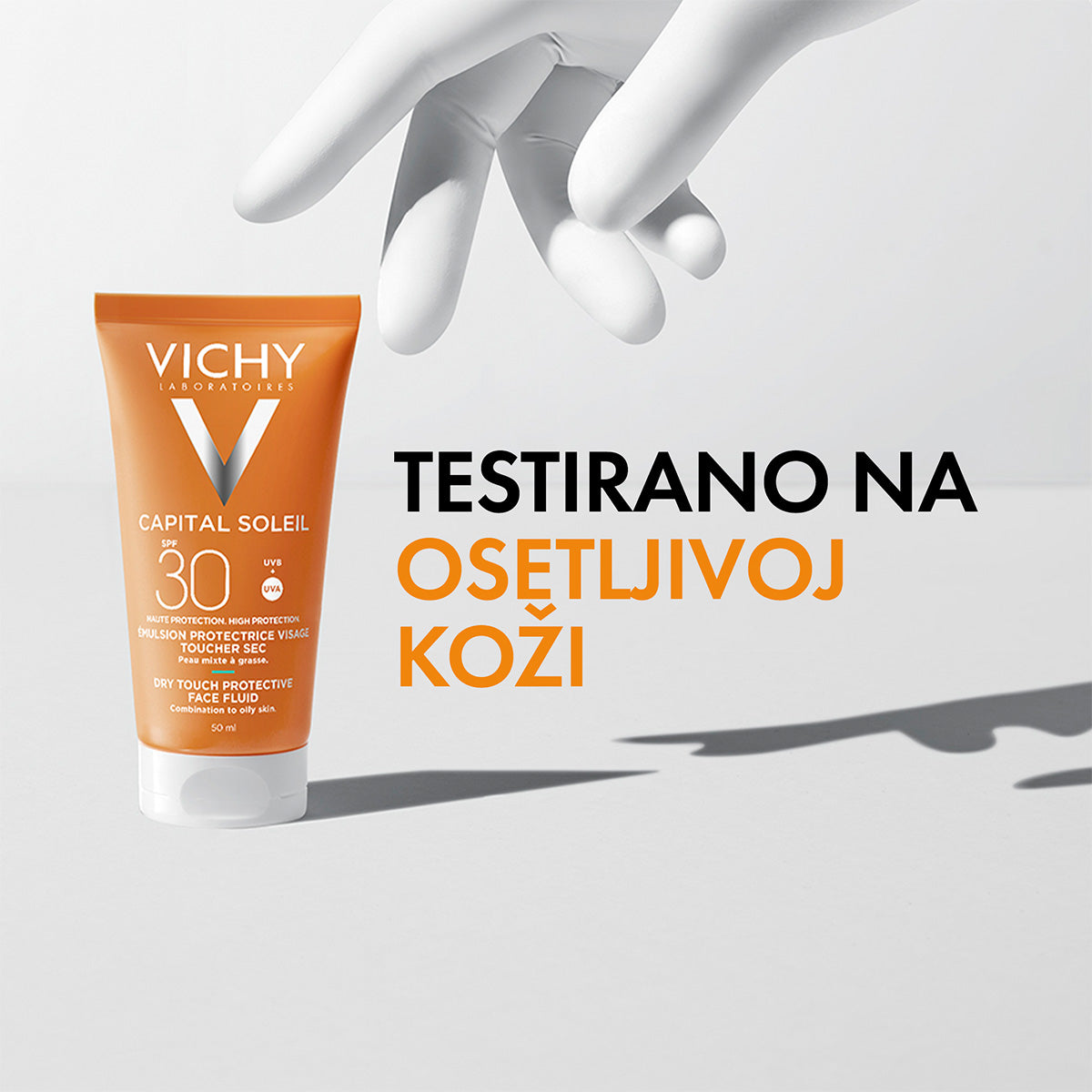 VICHY CAPITAL SOLEIL Matirajući zaštitni fluid SPF30, 50 ml