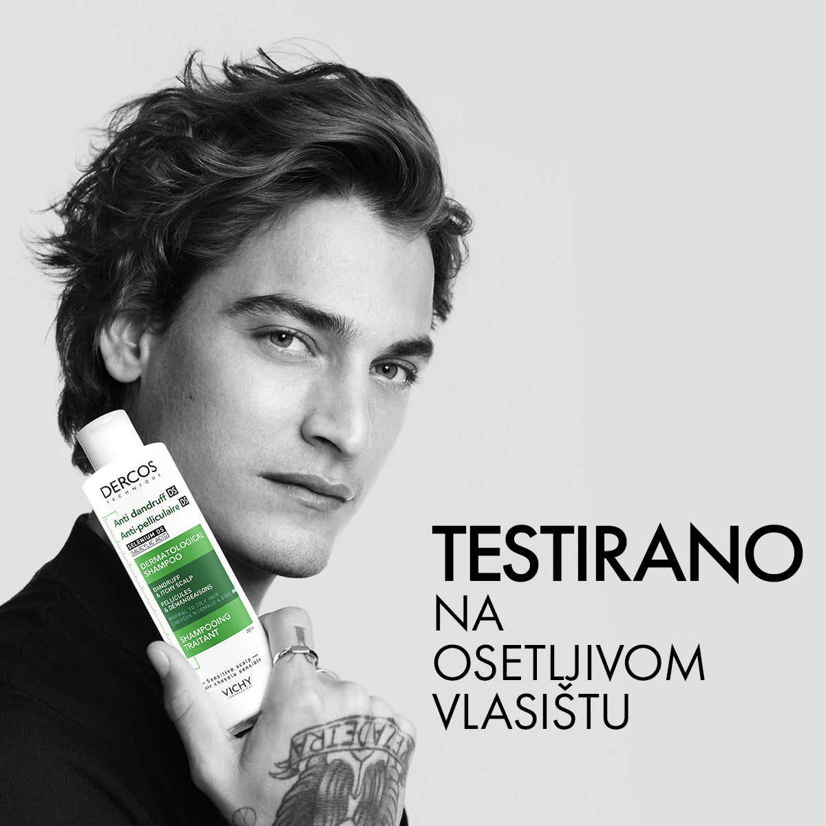 VICHY DERCOS AD Šampon protiv peruti za normalnu ili masnu kosu, 390 ml