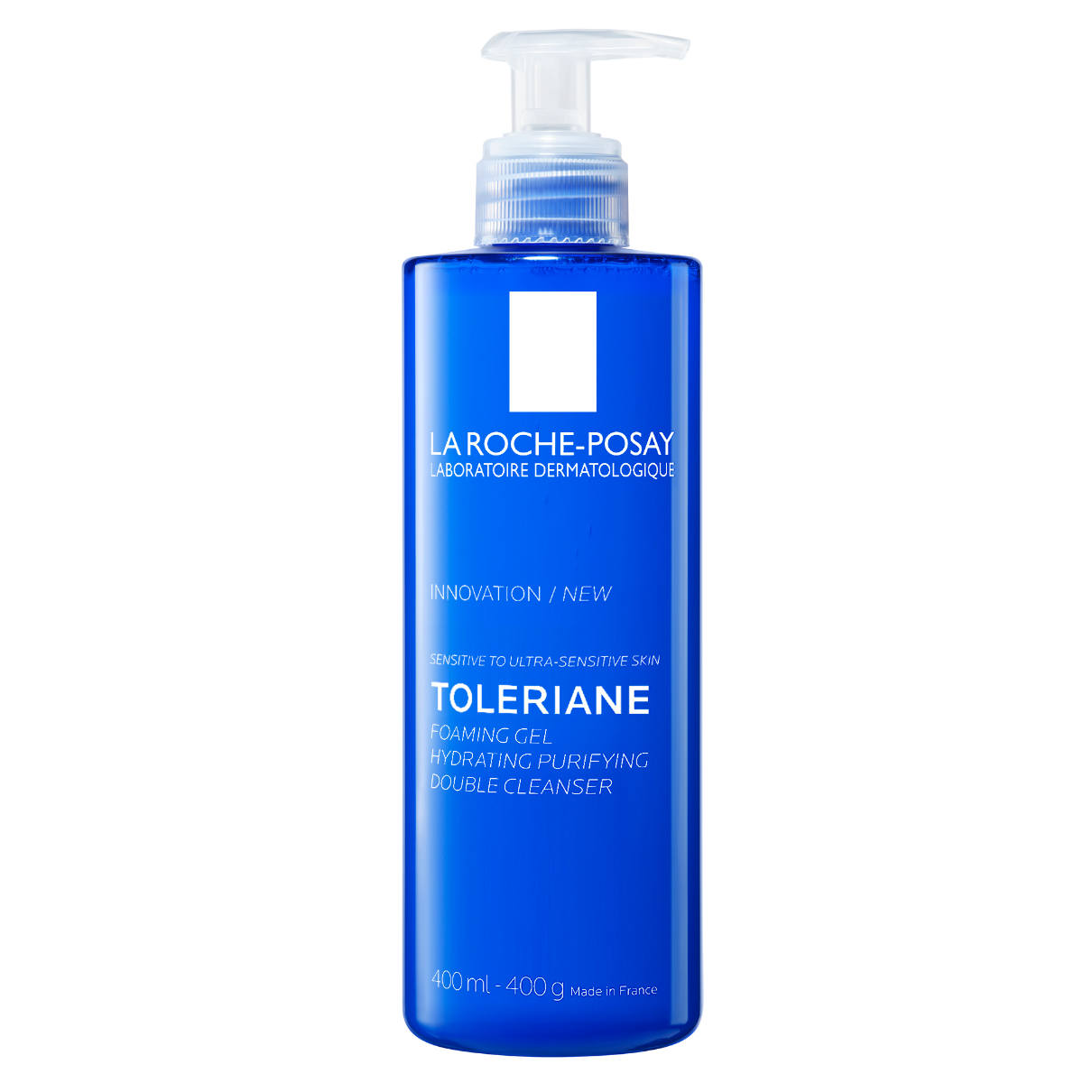 TOLERIANE PENUŠAVI GEL SA DVOSTRUKIM DEJSTVOM ZA HIDRATACIJU I ČIŠĆENJE KOŽE, 400 ml