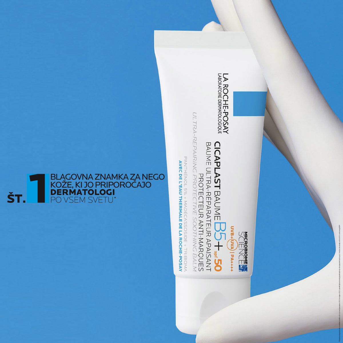 La Roche Posay CICAPLAST BAUME B5+ SPF50, Ultra-obnavljajućI umirujućI zaštitni balzam, 40 ml