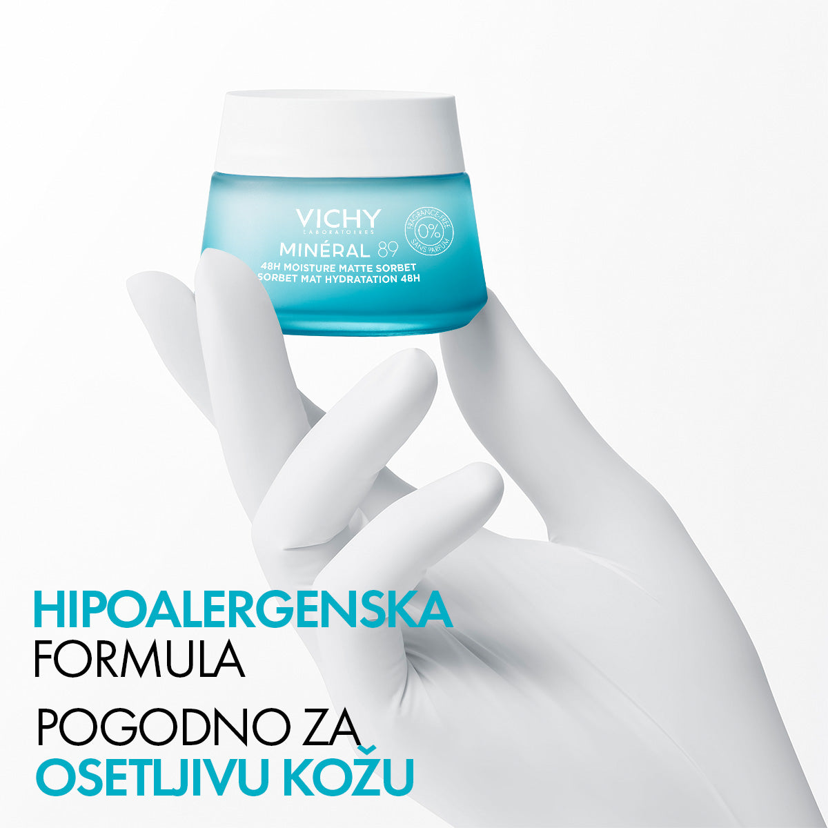 VICHY MINÉRAL 89 MATTE SORBET ZA HIDRACIJU TOKOM 48 SATI, 50 ml