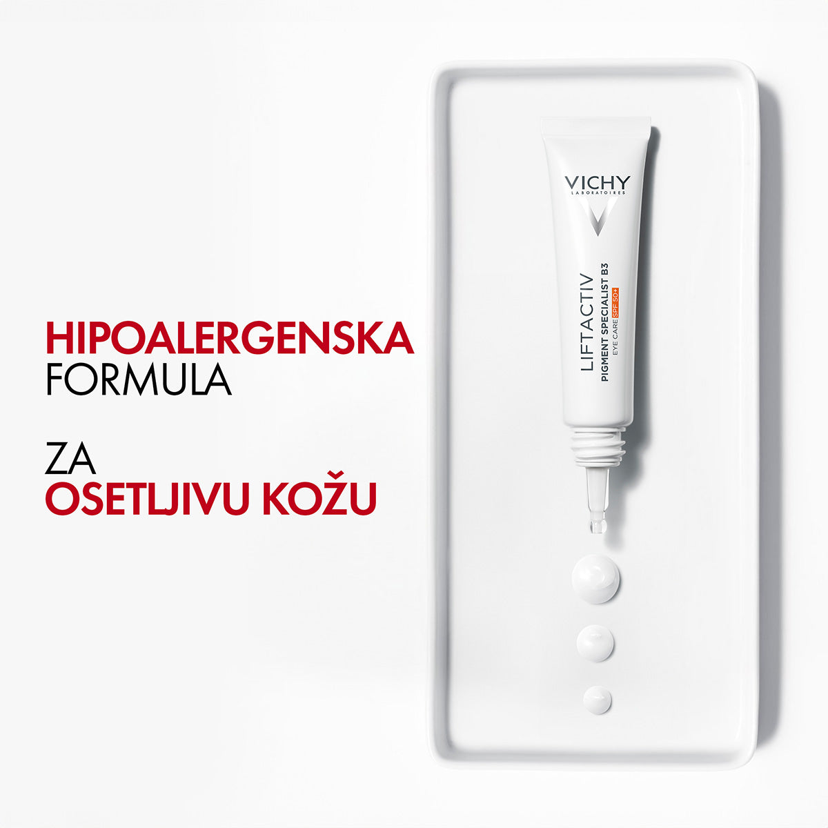 VICHY LIFTACTIV PIGMENT SPECIALIST B3 KREMA ZA PODRUČJE OKO OČIJU SPF 50+ KORIGUJE HIPERPIGMENTACIJSKE FLEKE I PODOČNJAKE, 15 ml