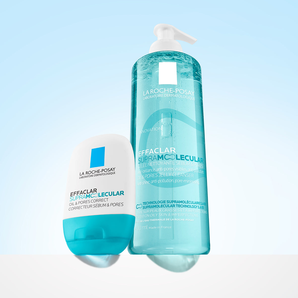 LA ROCHE POSAY EFFACLAR SUPRAMOLECULAR GEL ZA KOREKCIJU VIDLJIVOSTI PORA I VIŠKA SEBUMA, 40 ml
