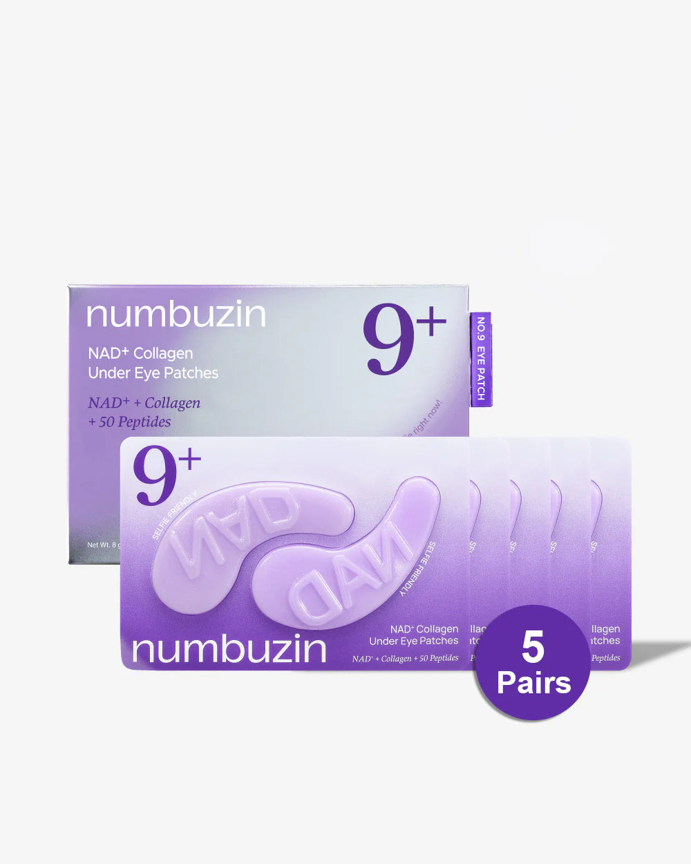 NUMBUZIN NO.9 NAD COLLAGEN UNDER EYE PATCHES 5/1