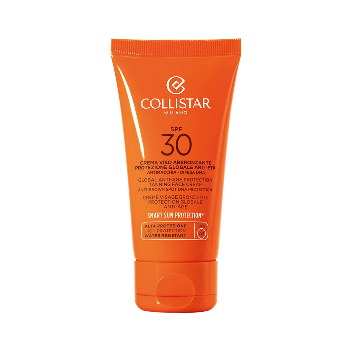 Collistar Global Anti-Age Protection Tanning Face Cream SPF 30, water res.