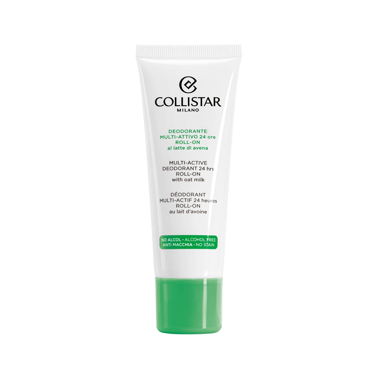 Collistar Multi-Active Deodorant 24h, roll-on with Oat Milk