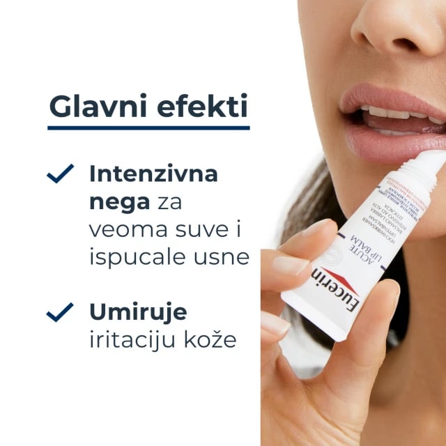 Eucerin balzam za veoma suve usne 10 ml