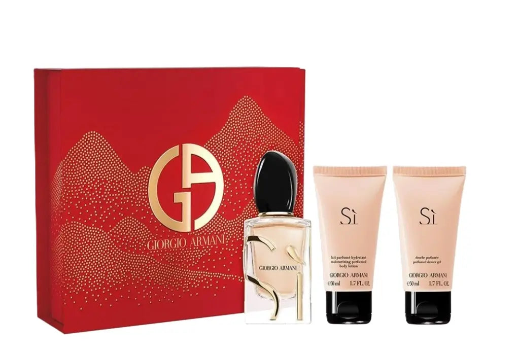 ARMANI SI GIFTSET (50ML EDP+50ML BL+50ML SG)