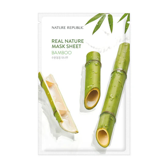 NATURE REPUBLIC REAL NATURE SHEET MASK BAMBOO 23ML