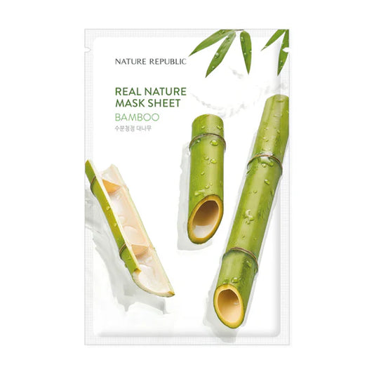 NATURE REPUBLIC REAL NATURE SHEET MASK BAMBOO 23ML