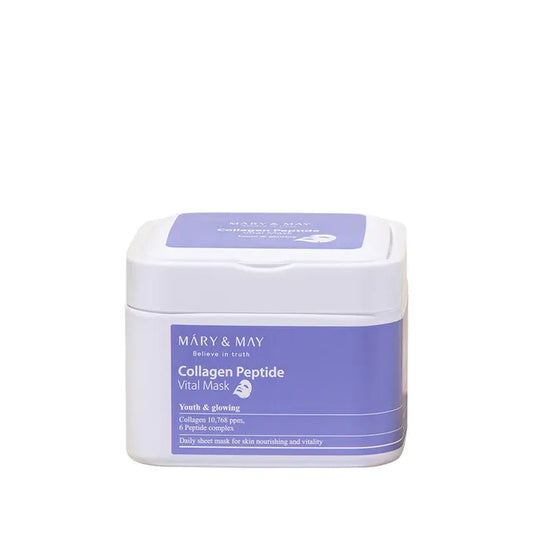 MARY&MAY COLLAGEN PEPTIDE VITAL MASK (30PCS)
