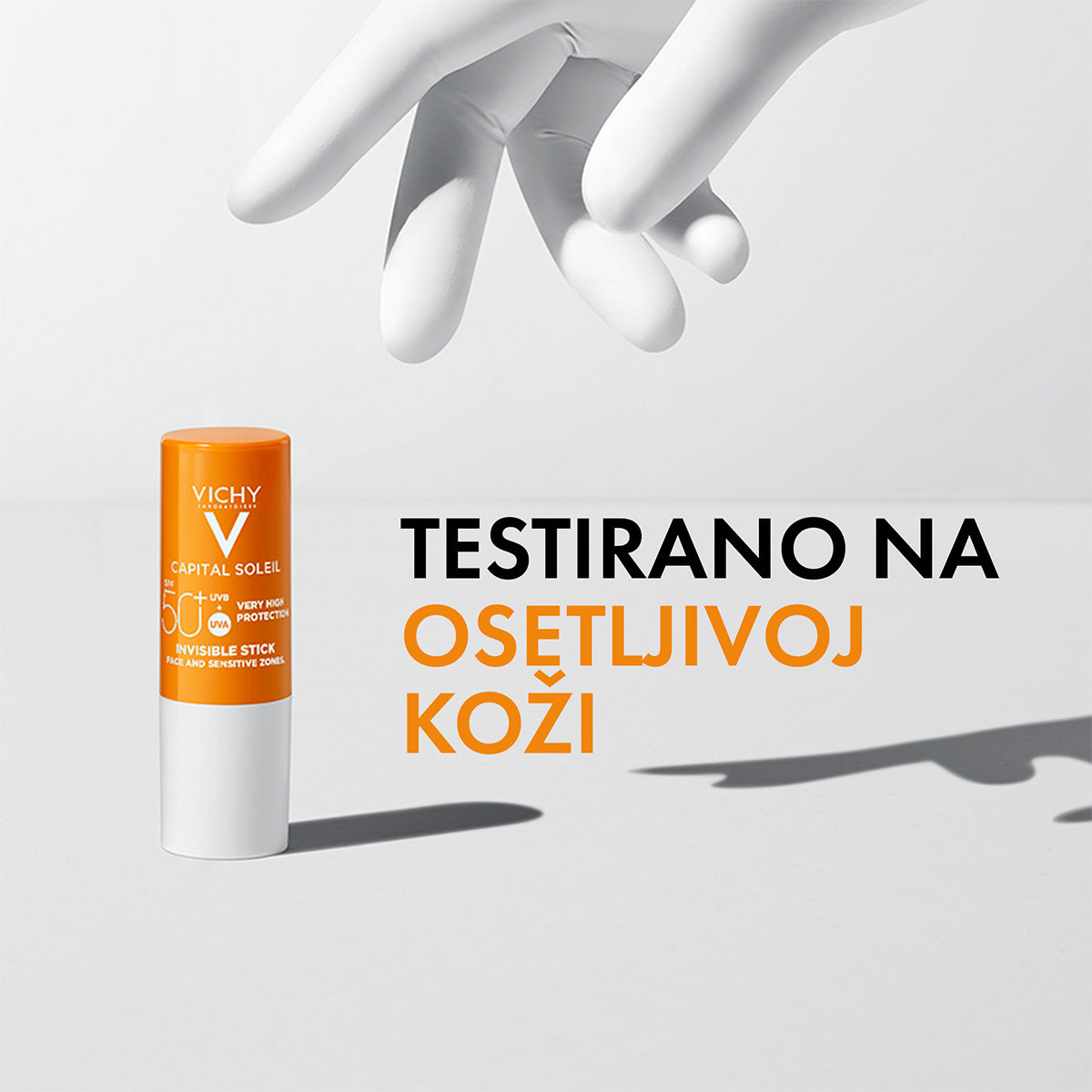 VICHY CAPITAL SOLEIL Stik za osetljiva područja SPF 50+, 9 g