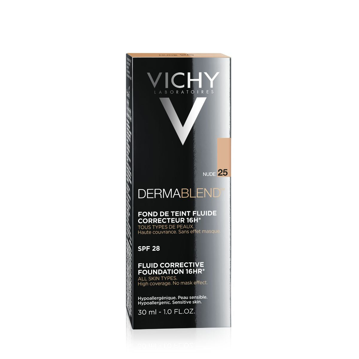VICHY DERMABLEND Tečni puder visoke pokrivne moći SPF28, 30 ml, 25 Nude