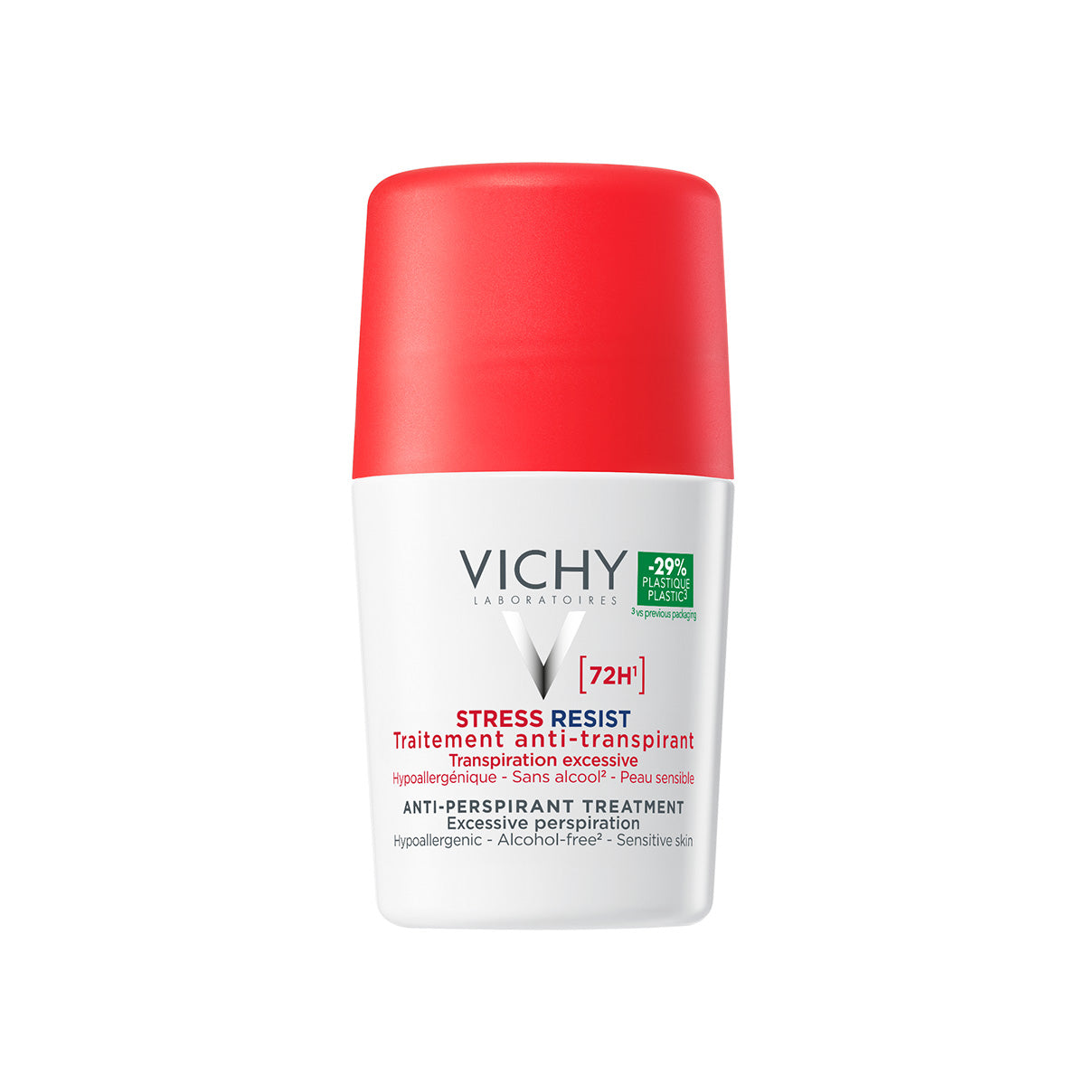 VICHY DÉODORANT Stress resist roll-on dezodorans za regulacju prekomernog znojenja 72h, 50 ml