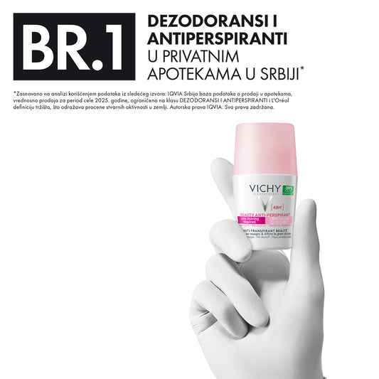 VICHY BEAUTY ANTIPERSPIRANT, 50 ml
