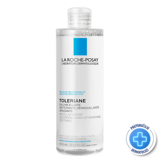 La Roche Posay TOLERIANE Micelarna voda za čišćenje kože i uklanjanje šminke za osetljivu kožu, 400 ml
