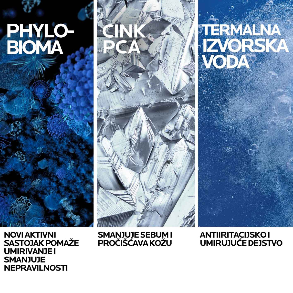 La Roche Posay : EFFACLAR Penušavi gel za čišćenje masne, osetljive kože lica sklone aknama sa novim aktivnim sastojkom filobiomom, zasnovan na nauci o mikrobiomu, 400 ml