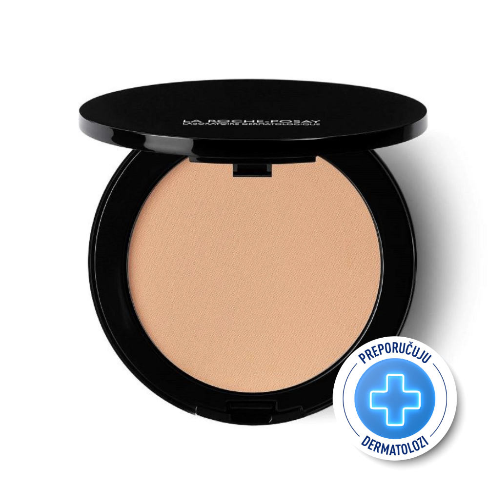 La Roche Posay TOLERIANE Kompaktni korektivni puder s mineralnim pigmentima za normalnu do mešovitu psetljivu kožu, 9.5 g, 02 Boja pijeska