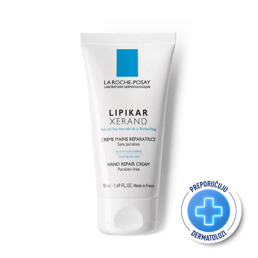 La Roche Posay LIPIKAR XERAND Krema za obnovu veoma suve i nadražene kože ruku, 50 ml