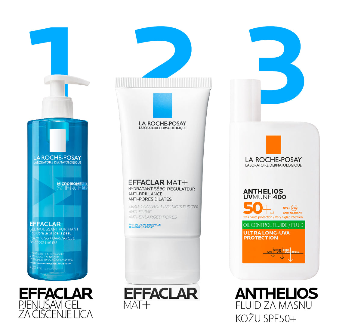 La Roche Posay EFFACLAR MAT+ Hidratantna nega za lice s mat-efektom koja reguliše proizvodnju sebuma, 40 ml