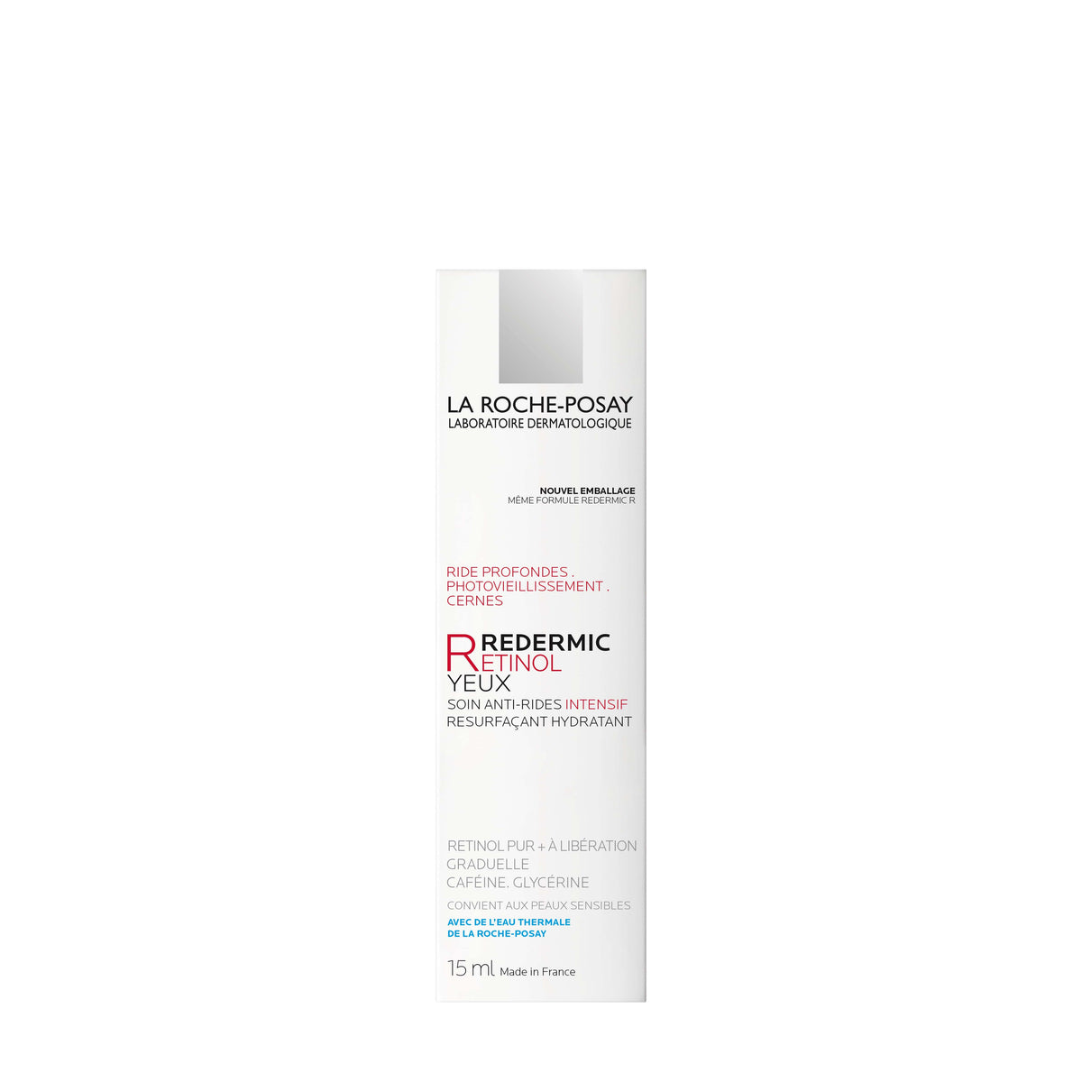La Roche Posay REDERMIC RETINOL Intenzivni koncentrat protiv starenja za osetljivu kožu oko očiju, 15 ml