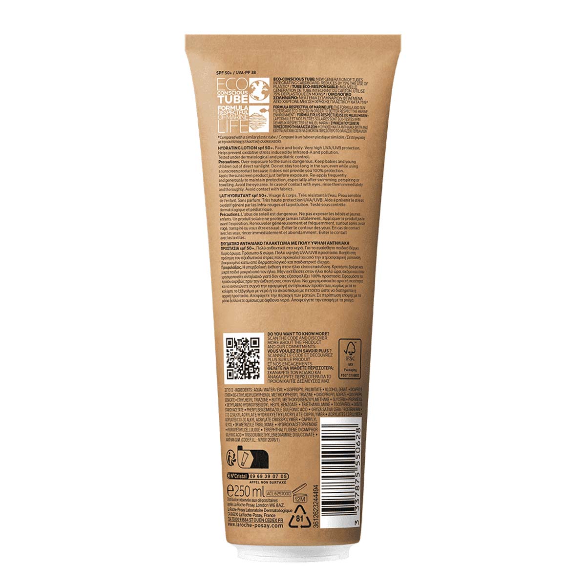 LA ROCHE POSAY ANTH DEC ML SPF50+250ml 0628