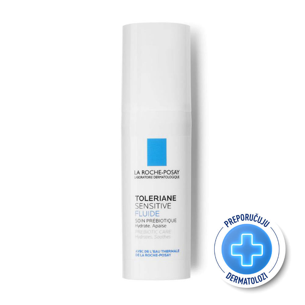 La Roche Posay TOLERIANE SENSITIVE FLUID Lagana hidratantna nega za ravnotežu mikrobioma osetljive kože, normalna do mešovita koža, 40 ml