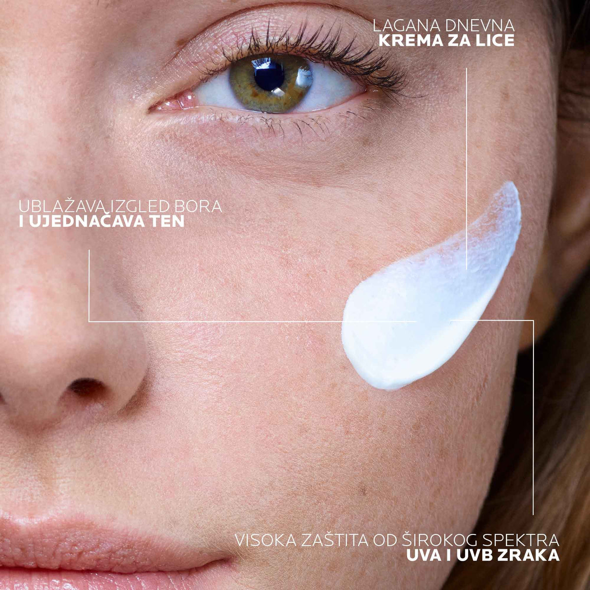 La Roche Posay ANTHELIOS AGE CORRECT SPF50 Dnevna zaštita od sunca koja ispravlja znakove starenja, bore, tamne mrlje i elastičnost, 50 ml