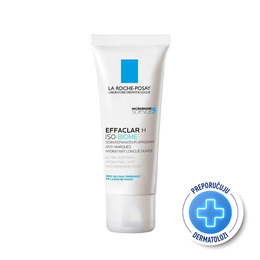 La Roche Posay EFFACLAR H ISO-BIOME Umirujuća hidratantna nega protiv nepravilnosti za lice, 40 ml