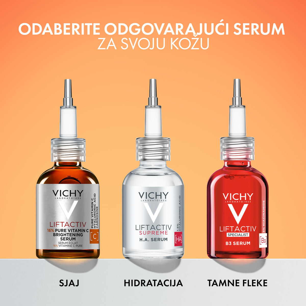 VICHY LIFTACTIV VITAMIN C Serum za blistaviju kožu sa 16 % čistog vitamina C, 20 ml