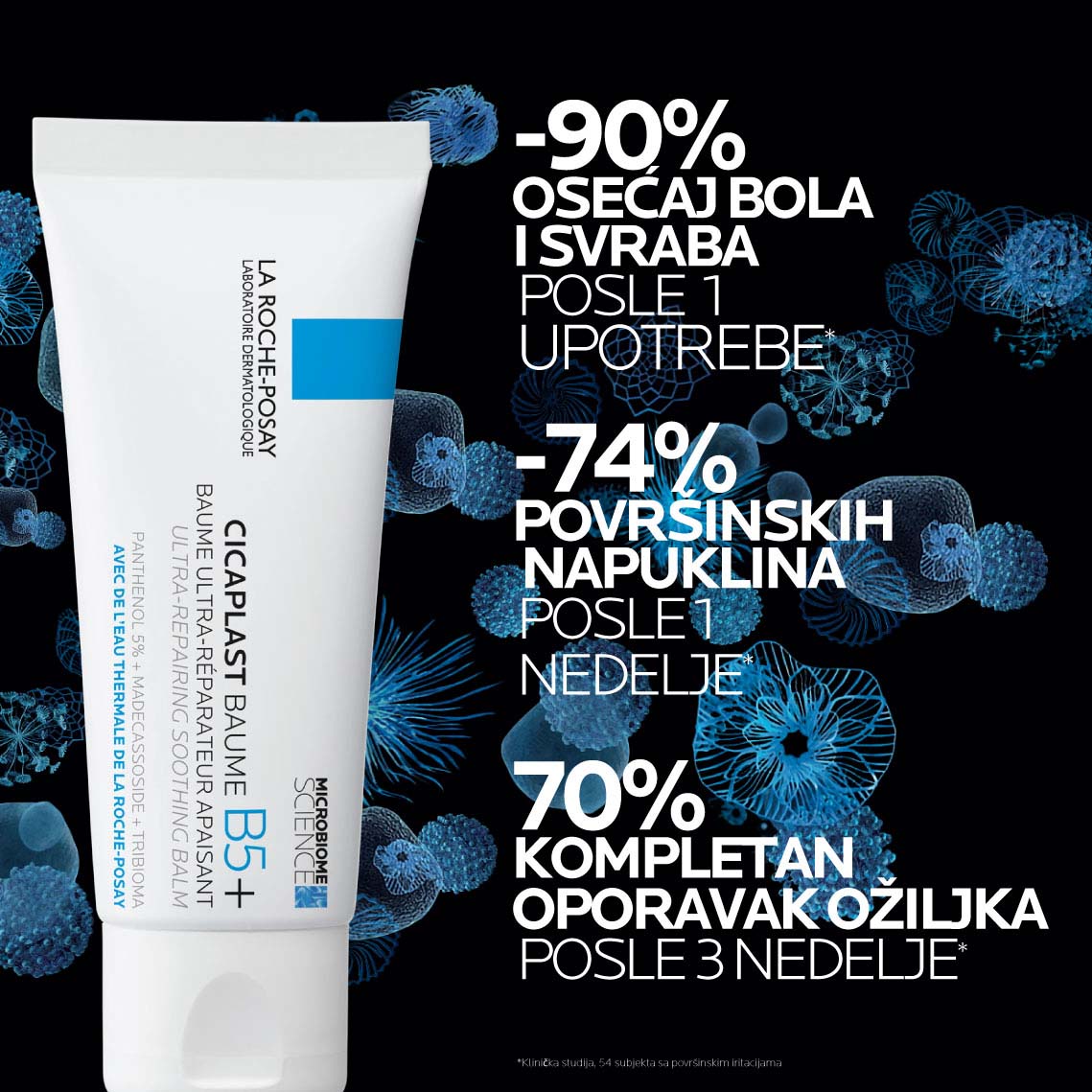 La Roche Posay CICAPLAST BAUME B5+ Obnavljajući balzam za umirivanje iritacija i osećaja vrućine na koži, 40 ml