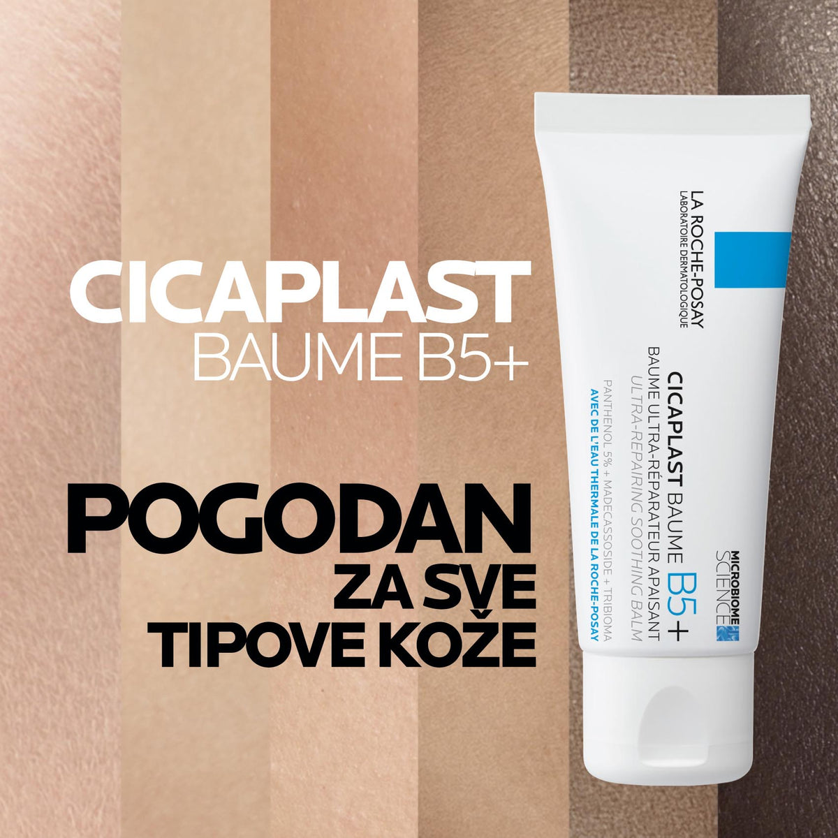 La Roche Posay CICAPLAST BAUME B5+ Obnavljajući balzam za umirivanje iritacija i osećaja vrućine na koži, 40 ml