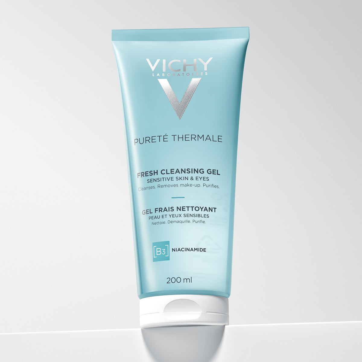 VICHY PURETÉ THERMALE Sveži gel za čišćenje osetljive kože lica, 200 ml