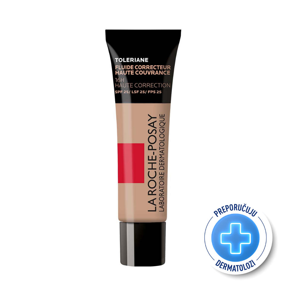 La Roche Posay TOLERIANE Tečni korektivni puder za sve tipove osetljive netolerantne kože SPF25, 13, 30 ml