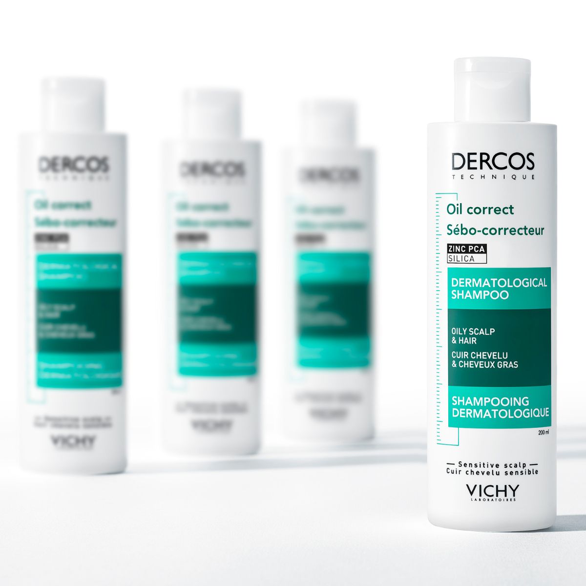 VICHY DERCOS Šampon za regulaciju masnoće vlasišta, 200 ml