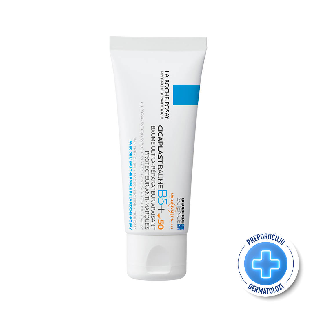 La Roche Posay CICAPLAST BAUME B5+ SPF50, Ultra-obnavljajućI umirujućI zaštitni balzam, 40 ml