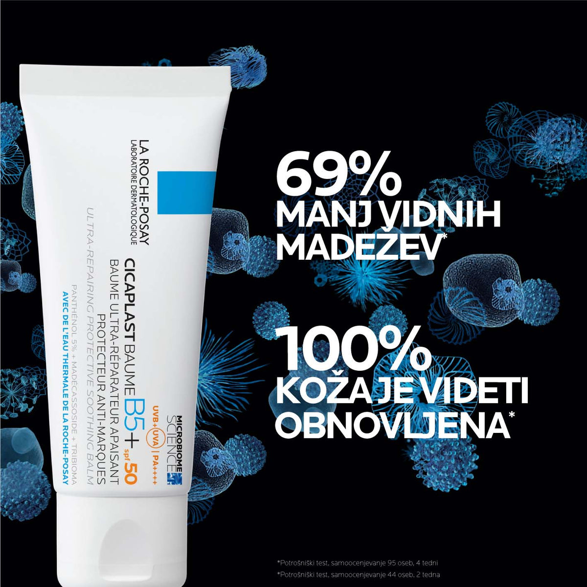 La Roche Posay CICAPLAST BAUME B5+ SPF50, Ultra-obnavljajućI umirujućI zaštitni balzam, 40 ml