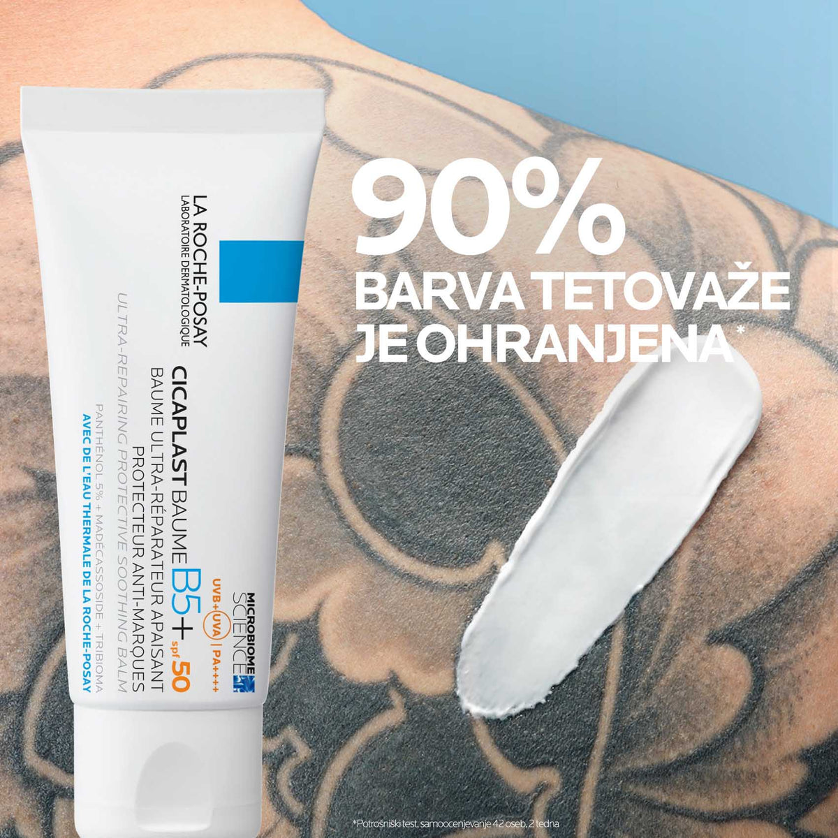 La Roche Posay CICAPLAST BAUME B5+ SPF50, Ultra-obnavljajućI umirujućI zaštitni balzam, 40 ml