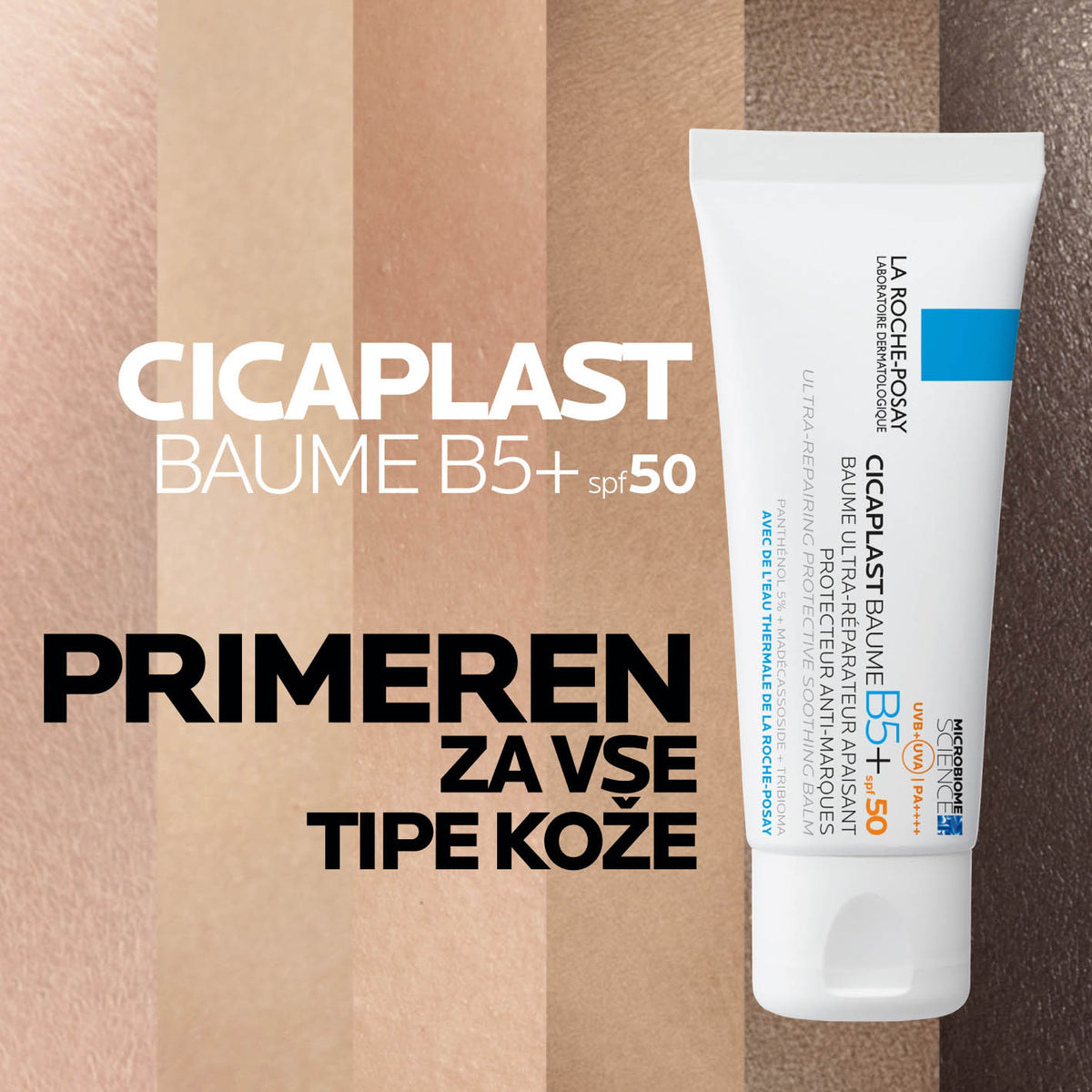 La Roche Posay CICAPLAST BAUME B5+ SPF50, Ultra-obnavljajućI umirujućI zaštitni balzam, 40 ml