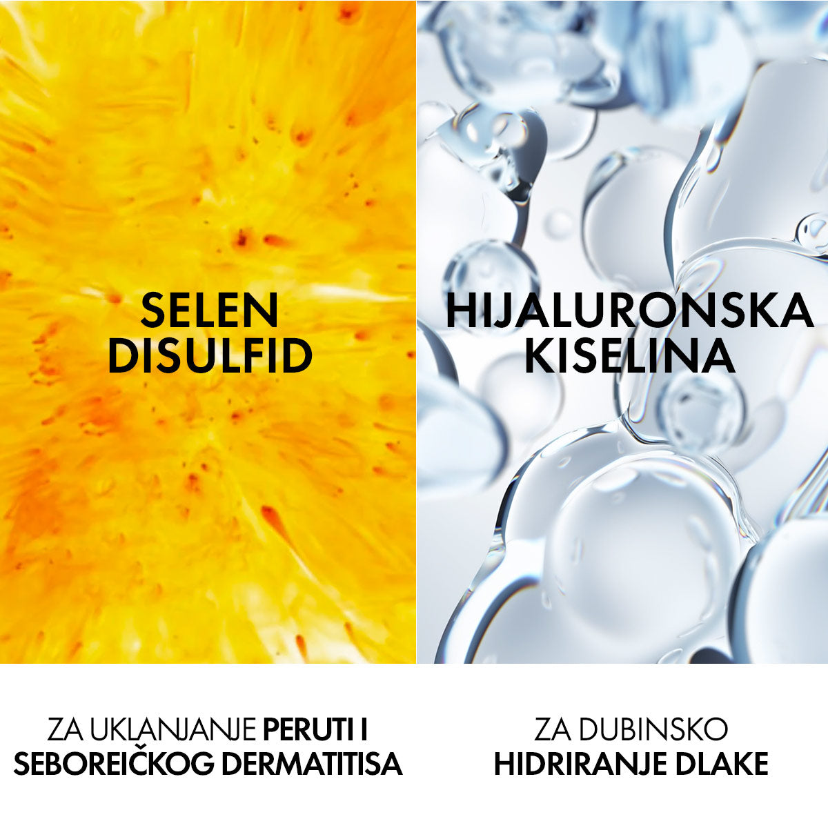 VICHY DERCOS šampon protiv peruti DS - 2 u 1: Dermokozmetički šampon i regenerator, 390 ml