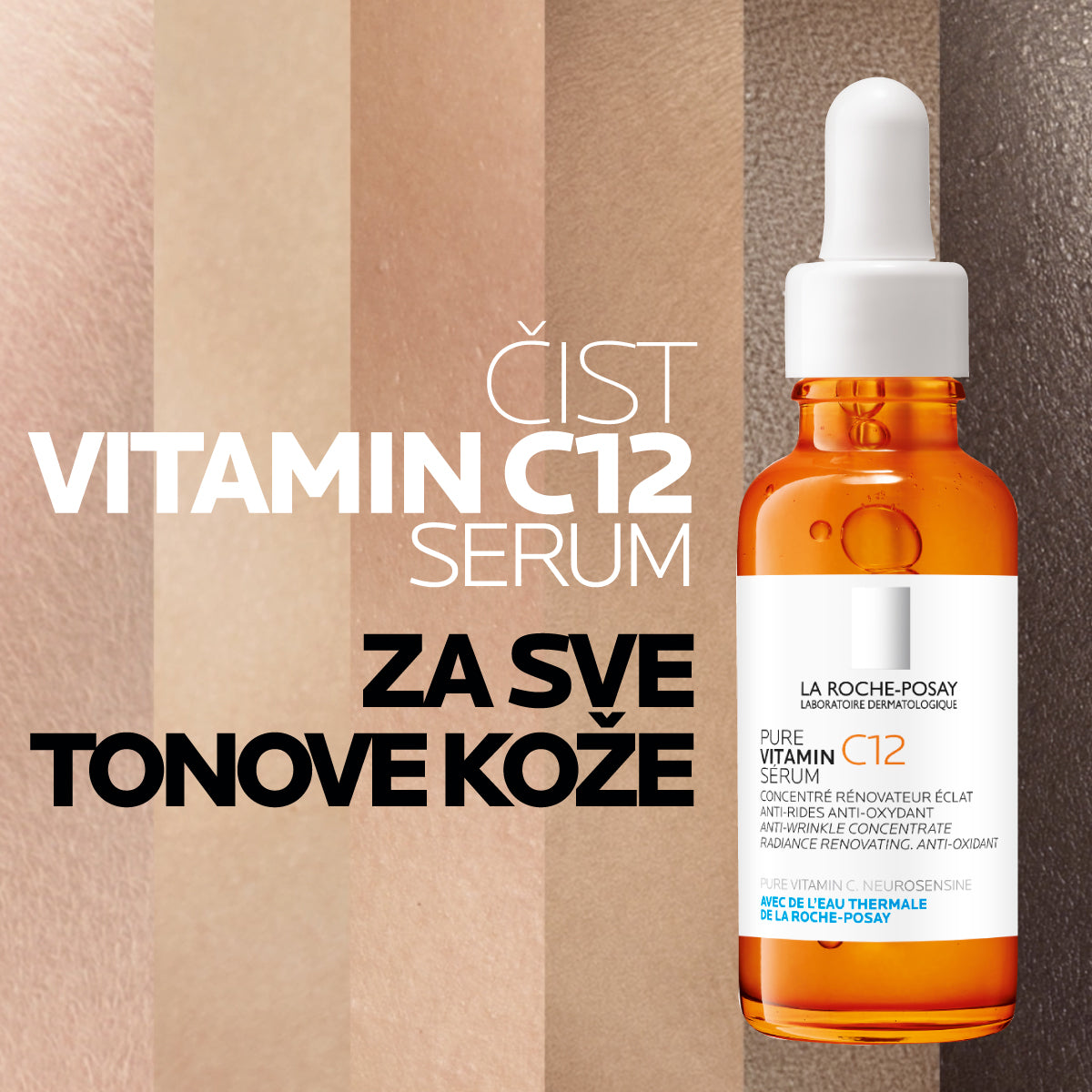 La Roche Posay PURE VITAMIN C12 Serum protiv bora za vraćanje sjaja, 30 ml