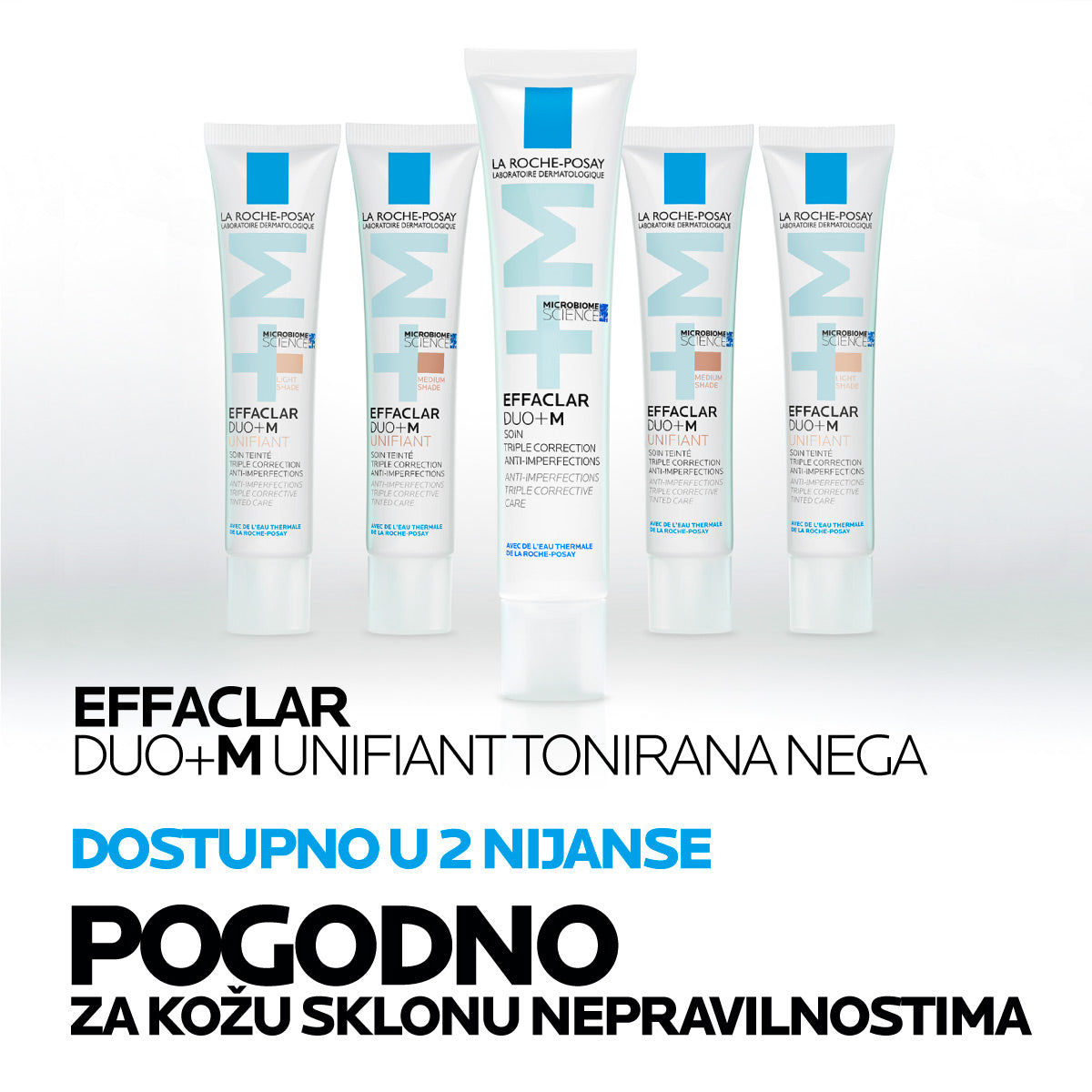 La Roche Posay EFFACLAR DUO+M Tonirana trostruko korektivna nega protiv nesavršenosti 40 ml - Medium