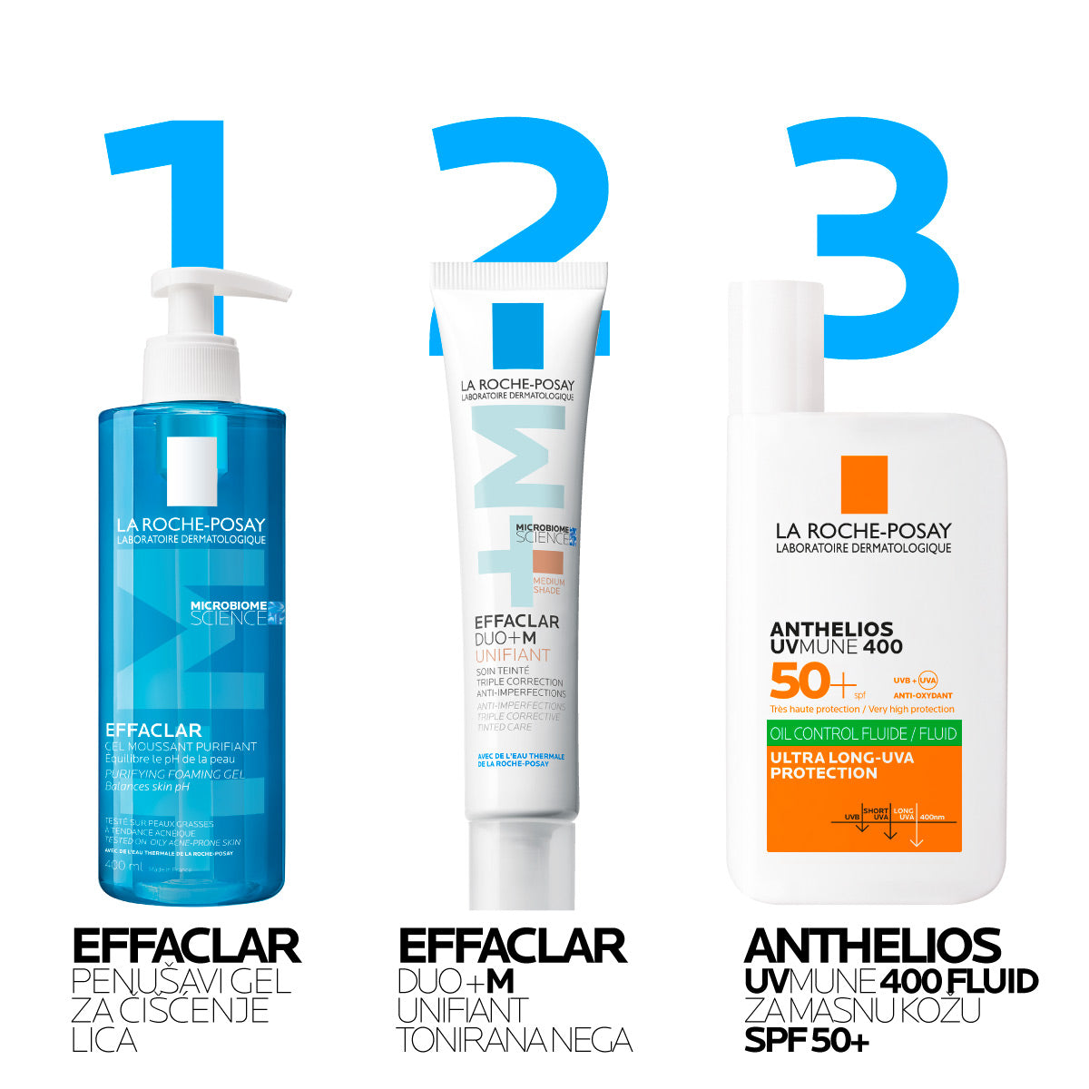 La Roche Posay EFFACLAR DUO+M Tonirana trostruko korektivna nega protiv nesavršenosti 40 ml - Medium