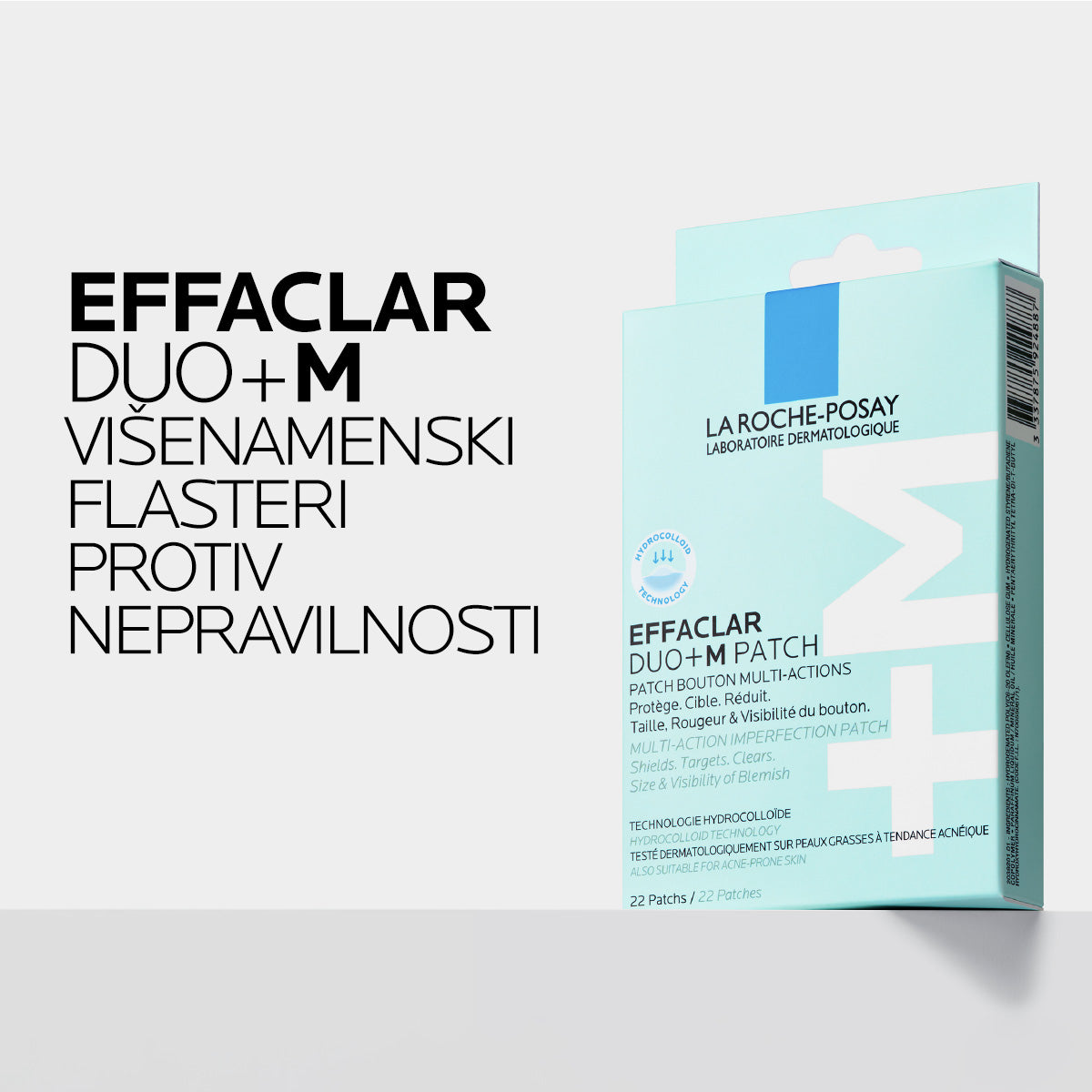 La Roche Posay EFFACLAR DUO+M VIŠENAMENSKI FLASTERI PROTIV NEPRAVILNOSTI - 22 FLASTERA