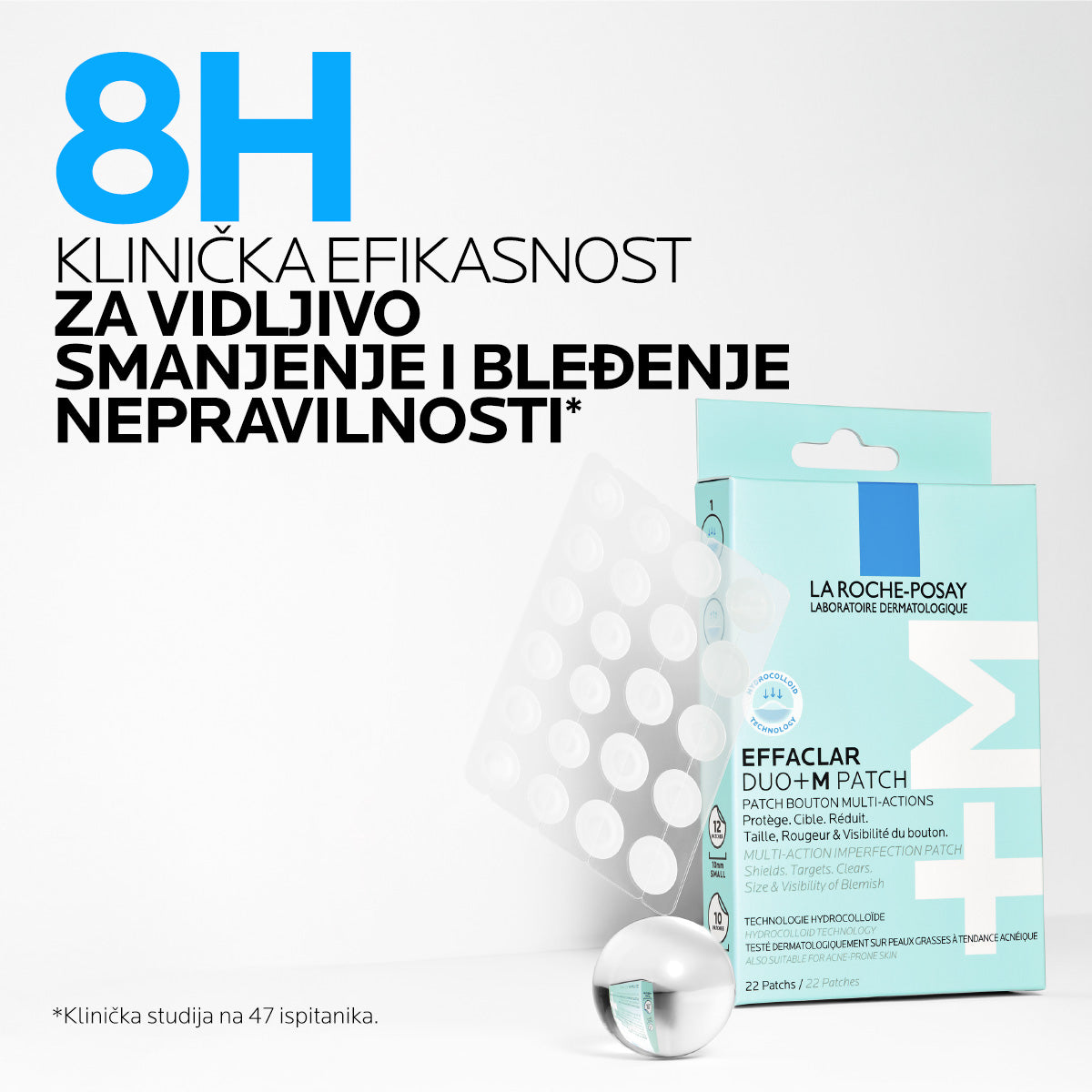 La Roche Posay EFFACLAR DUO+M VIŠENAMENSKI FLASTERI PROTIV NEPRAVILNOSTI - 22 FLASTERA