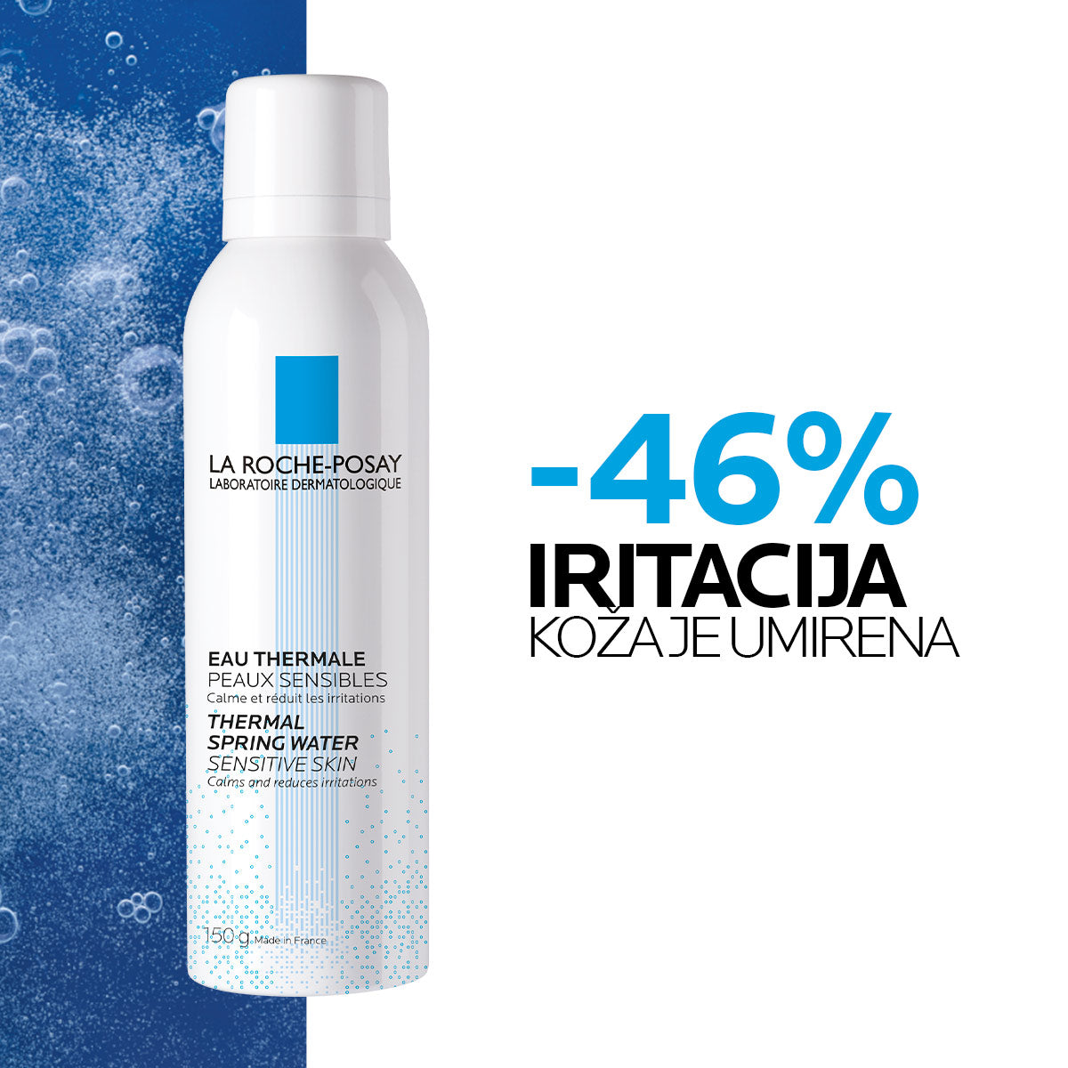 La Roche Posay EAU THERMALE Termalna voda za osetljivu kožu novorođenčadi, dece, odraslih i trudnica, 150 ml
