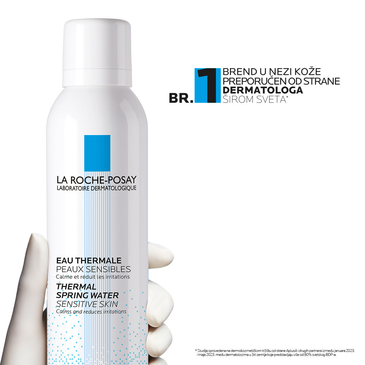 La Roche Posay EAU THERMALE Termalna voda za osetljivu kožu novorođenčadi, dece, odraslih i trudnica, 150 ml