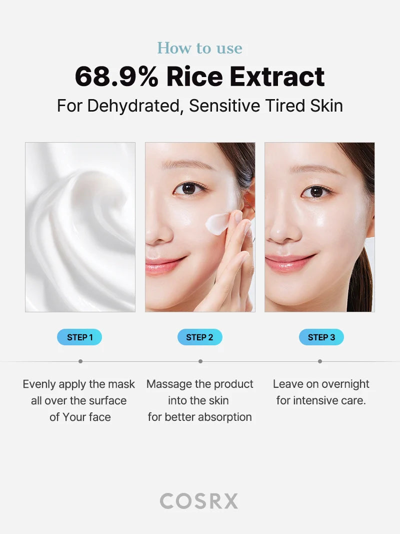 COSRX JUMBO ULTIMATE NOURISHING RICE OVERNIGHT MASK 60ML