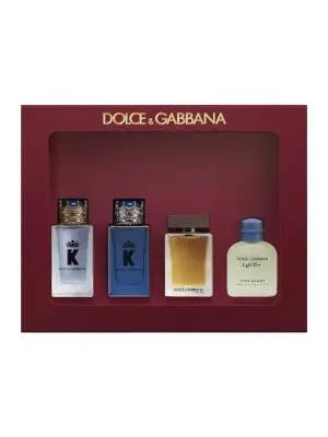 D&G MINIATURES SET (M) (K EDT 5ML, K EDP 5ML, LIGHT BLUE EDT 4,5ML, THE ONE EDT 5ML)