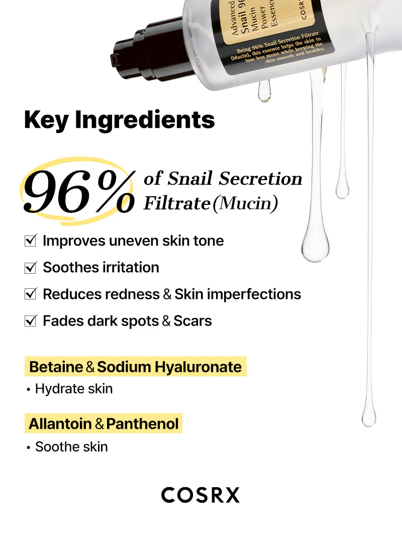 COSRX ADVANCED SNAIL 96 MUCIN POWER ESSENCE 100ML